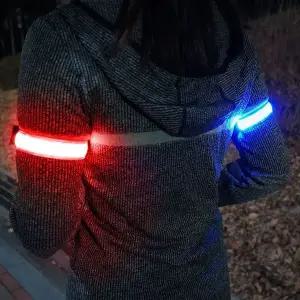 [하프클럽/]야간 스포츠 조깅 자전거 LED 암밴드 라이트 후미등