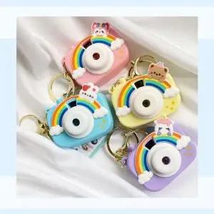 [하프클럽/]레인보우 동물 미니 빔 카메라 장난감 키링 4Colors