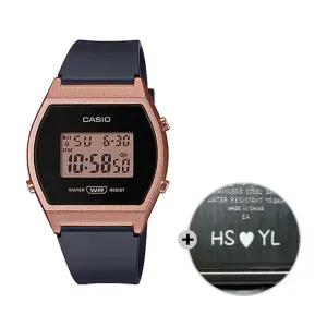 (무료각인)  여성 손목 시계 전자 LW-204-1A