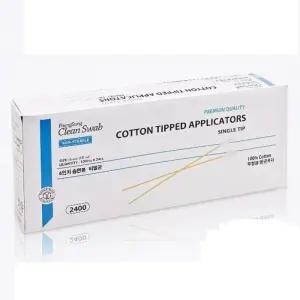 [에스에스_62]솜면봉 스왑 싱글팁 의료 6인치 15cm 2400개