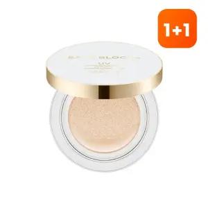 [1+1][미샤] 세이프 블록 RX 커버 톤업 선쿠션 SPF50＋/PA＋＋＋＋