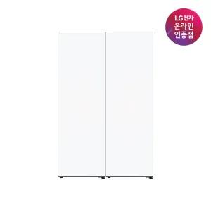 LG 컨버터블 패키지 오브제컬렉션 Fit & Max 냉장+냉동 XY324GQ3S 에센스화이트 설치키트 포함