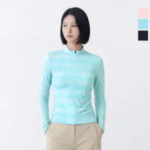 웨스트우드 여성 스트라이프 긴팔 집티_WO2WCTS328