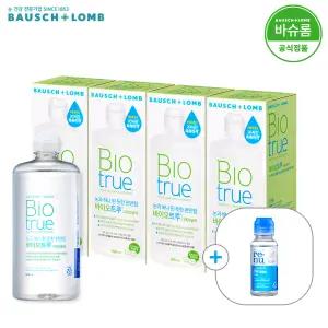 [공식] 바슈롬 바이오트루 렌즈세척액 500ml x4개 (+60ml)