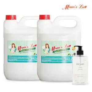 맘스럽 주방세제 4LX2개+리필용기1개 과일야채세척용세제 식기세척 라임향