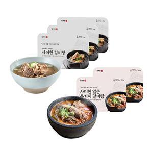 사미헌 갈비탕, 1kg, 3개 + 우거지 갈비탕, 780g, 2개