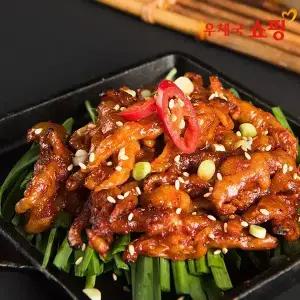 [우체국쇼핑] 진안 매콤화끈 중독의맛 뼈없는 직화불닭발 2팩 3팩