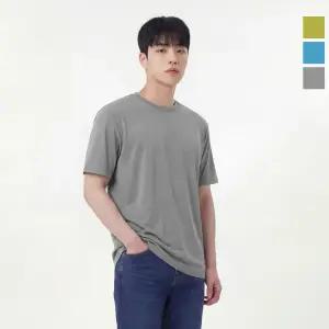 웨스트우드 남성 베이직 멜란지 라운드티_WO2MTTR431