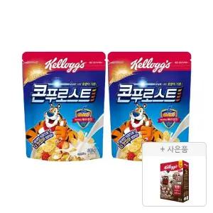 켈로그 콘푸로스트 600g, 2개 + 증정(첵스초코 쿠키앤크림 120g, 1개)