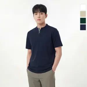 웨스트우드 남성 에리변형 반팔 라운드티_WO2MCTR425