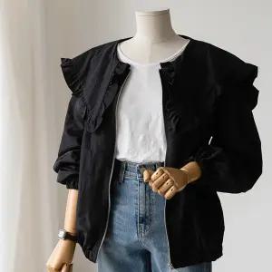 (안나앤플러스) 세일러 프릴 카라 점퍼[자켓CGY7] 빅사이즈