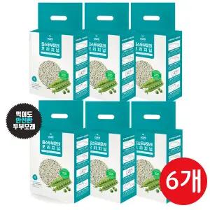 웁스 두부모래 오리지널 7L X 6개 고양이모래