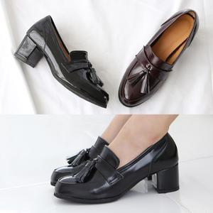 5cm 태슬로퍼 여성구두 펌프스 하이힐 미들힐 플랫슈즈 단화