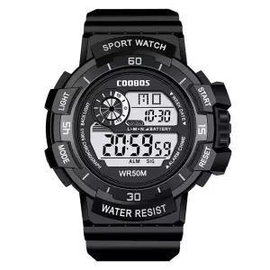 COOBOS 스포츠전자손목시계 방수시계 군인 남성