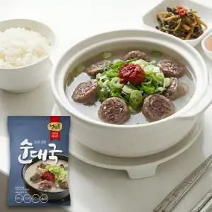 초원식품 정성온 순대국 600g 즉석국 술안주 해장국