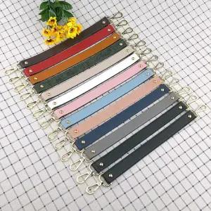 [랄라닷] 가죽 탑핸들 가방스트랩 가방끈 42cm