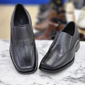 [허시파피]남성 캐주얼 스퀘어 밴딩 로퍼 3MP511