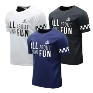 영앤올드 남성 바둑 여름 쿨 기능성 쿨링 라운드 반팔 티셔츠