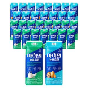 마이밀 마시는 뉴프로틴 산양유, 190ml, 16개입, 1개 + 오리지널, 190ml, 16개입, 1개  + 증정(한입쏙쏙 프로틴바 150g,1개)