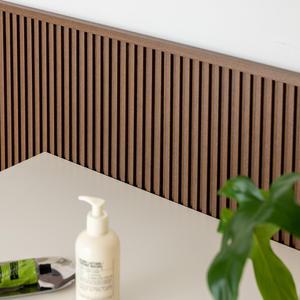 초간단 붙이는 타일형 템바보드 접착식 템파 루바 보드 600x600