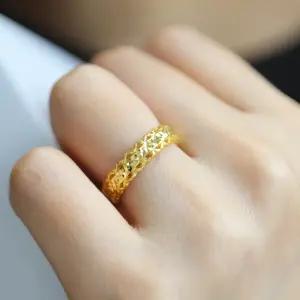 24k순금 물결 컷팅 반지 3.75g 11.25g커플링 가능