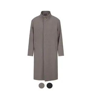 [앤드지] 세미루즈핏 하이넥 싱글 코트_BZC4CG1204