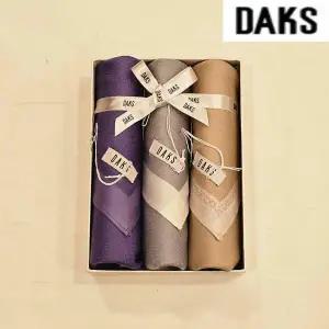 [닥스손수건] DSS167_남녀3매 수빈사 손수건 세트