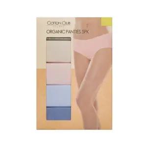 코튼클럽 여성 오가닉 면 팬티 5 매 언더웨어 속옷 이너웨어 란제리 코스트코