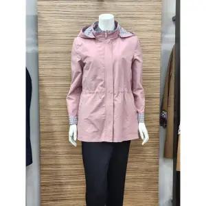 [포라리]배색이포인트로들어간후드탈부착사파리형점퍼 LB14081