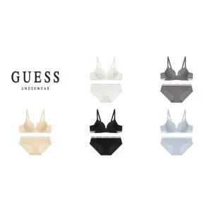 [게스언더웨어](강남점)(5종/1택) 화이트 밴드 노와이어  브라+팬티 세트(GEWBR162/BP162)