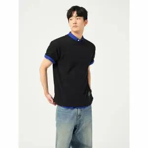 [빈폴] 젠틀테크 레터링 그래픽 반소매 티셔츠  블랙 (BC5342C665)
