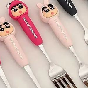 짱구는못말려 피규어 포크 핫핑크C02079