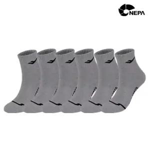 프로스펙스 남성용 스포츠 논쿠션 중목 양말 B타입 세트 그레이