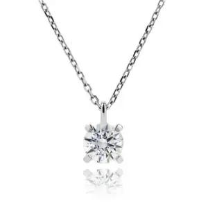 [하나다이아몬드]7부 천연다이아몬드 14k 18k 4프롱 프로포즈 데일리 목걸이 아이테르 HNDN072