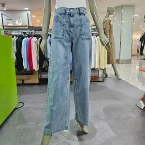 시슬리/애플아울렛/스퀘어 포켓 와이드 데님 팬츠 SADPC5531