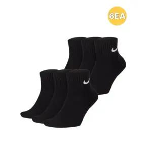 [나이키][6EA] 나이키 양말 에브리데이 쿠션드 트레이닝 앵클삭스 블랙 SX7667-010