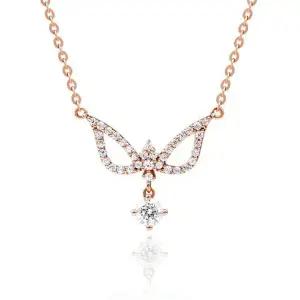 [하나다이아몬드]1부 랩다이아몬드 데일리 목걸이 로엠 HNLDN0131