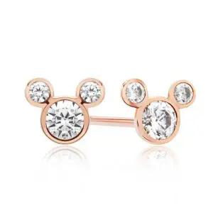 [하나다이아몬드]1부 랩다이아몬드 미키마우스 데일리 귀걸이 미니미키 HNLDER0137