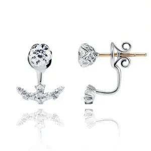 [하나다이아몬드]3부 천연 다이아몬드 귀걸이 [글래디스] 프로포즈 예물 기념일 선물HNDER03922