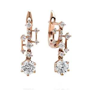 [하나다이아몬드]3부 천연 다이아몬드 귀걸이 [앤] 프로포즈 기념일 결혼 선물 HNDER03931