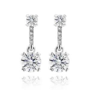 [하나다이아몬드]3부 랩다이아몬드 귀걸이 [이자벨] 화사한 데일리 프로포즈 선물 HNLDE363