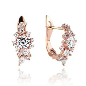 [하나다이아몬드]3부 천연다이아몬드 귀걸이 [클라라] 웨딩 프로포즈 기념일 선물 HNDER03923