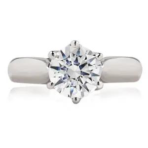 [하나다이아몬드]2캐럿 랩다이아몬드 14k 18k 결혼 예물 프로포즈 고급스러운 반지 엘리시아 쉐리 HNDR2C6