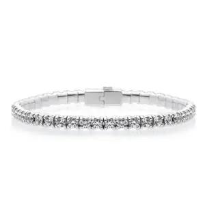 [하나다이아몬드]1부 천연 다이아몬드 14k 18k 테니스 4발 여성 팔찌 브리틀 HNDB0302