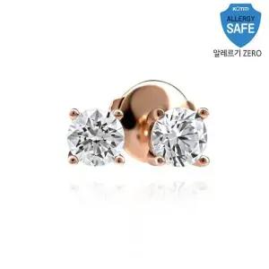 [하나다이아몬드]1캐럿 랩 다이아몬드 귀걸이 [아이테르] IGI/IGS 감정서 HNLDER1C01