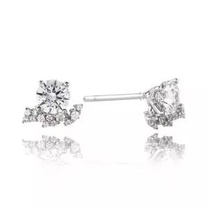 [하나다이아몬드]3부 랩다이아몬드 14k 18k 세련된 데일리 프로포즈 귀걸이 소피 HNLDE364