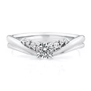 [하나다이아몬드]3부 천연다이아몬드 기념일 선물 웨딩밴드 프로포즈 반지 로티아 HNDR03240