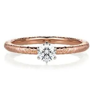 [하나다이아몬드]3부 천연다이아몬드 기념일 선물 웨딩밴드 프로포즈 반지 로제타 HNDR03245