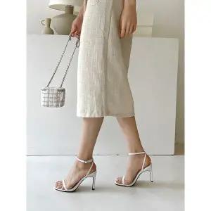 [하프클럽/]메리제인 스트랩 샌들힐 10cm