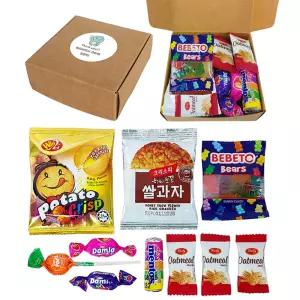 간식꾸러미 D세트 어린이집생일선물 구디백 유치원답례품 학원과자박스 어린이날단체선물